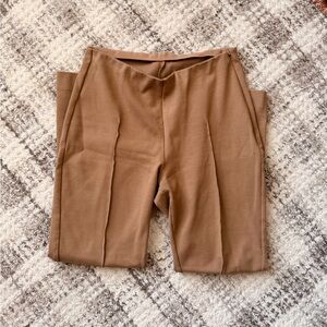 Everlane Tan Kick Crop Knit Pants